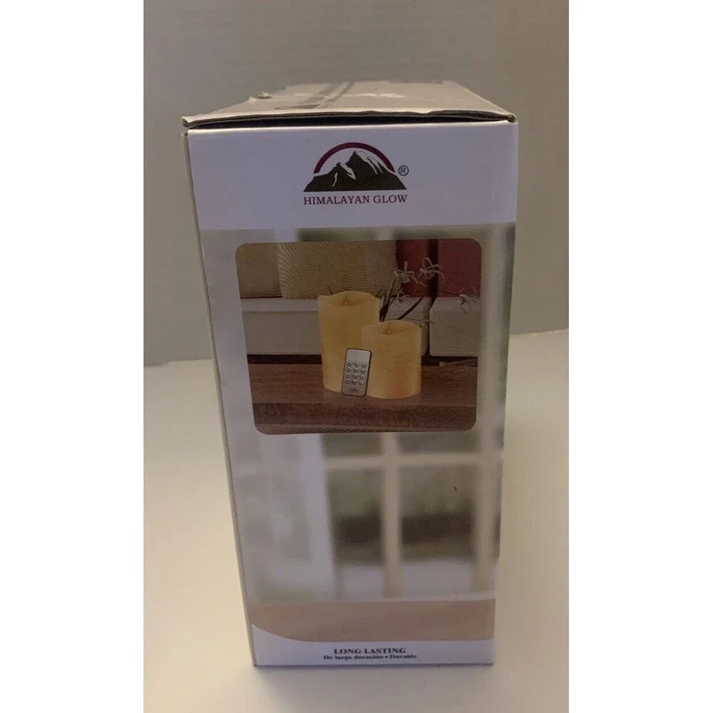 Himalayan Glow Set of 2 Realistic LED Flameless Candles